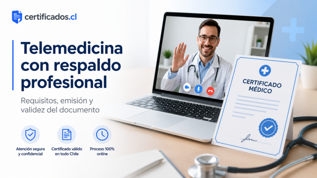 Certificado médico online en Chile