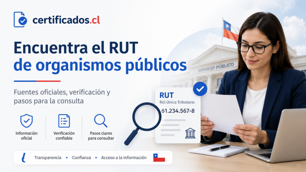 consultar el RUT de una institución pública