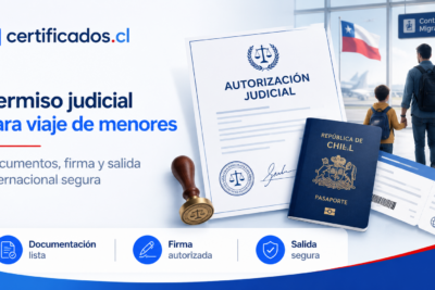 Autorización judicial para que un menor salga de Chile