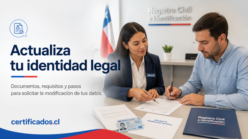 Cambio de nombre y apellido en Chile