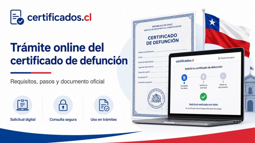 Certificado de defunción en Chile