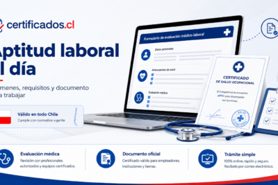 Certificado de salud laboral en Chile