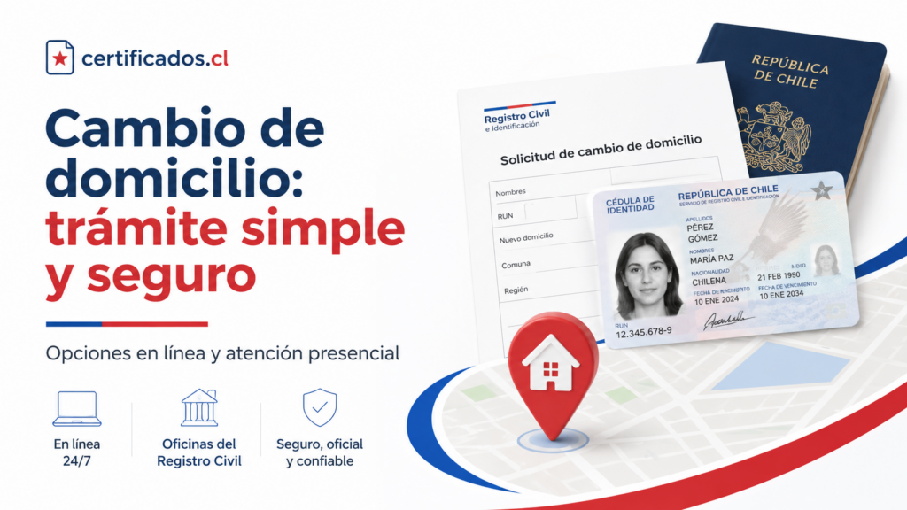 Cómo cambiar tu dirección en Chile