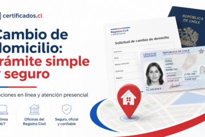 Cómo cambiar tu dirección en Chile