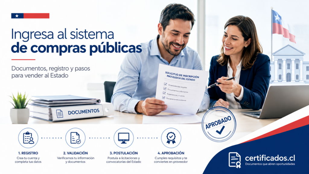 Cómo ser proveedor del Estado en Chile