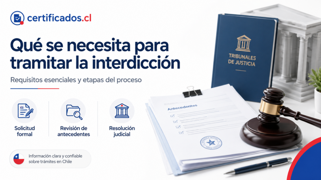 Declaración de interdicción en Chile