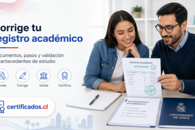 Rectificación del historial académico en Chile