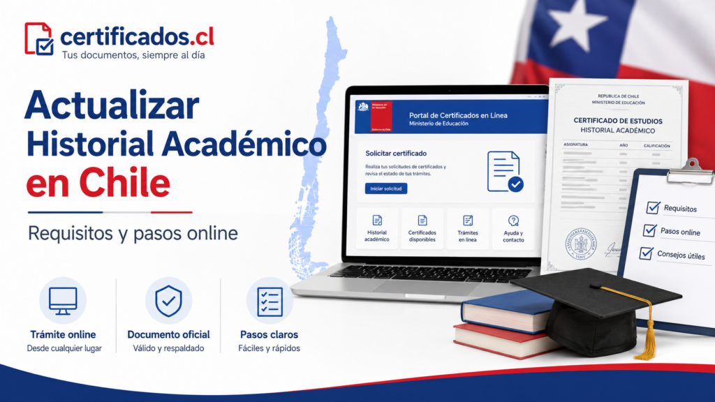 Actualizar Historial Académico en Chile