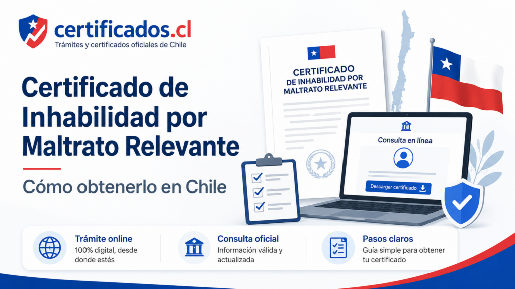Certificado de Inhabilidad por Maltrato Relevante en Chile