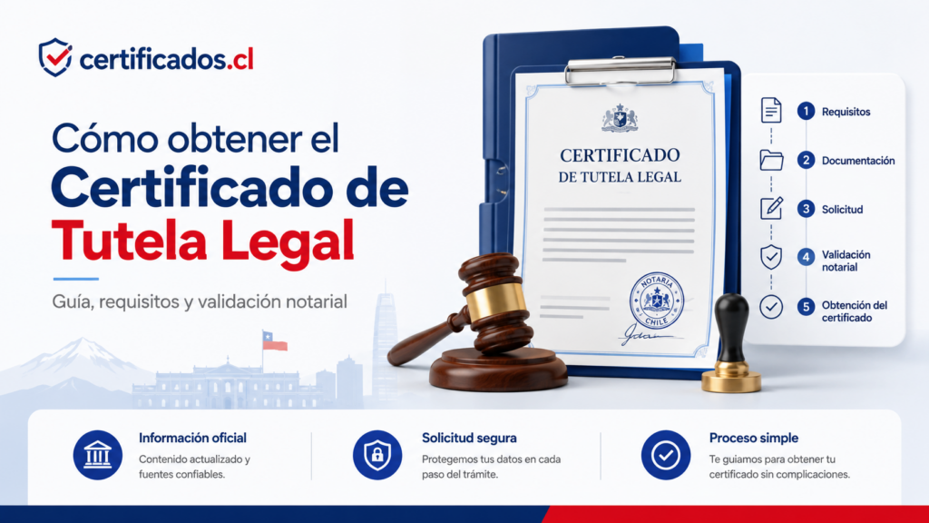 Certificado de Tutela Legal en Chile