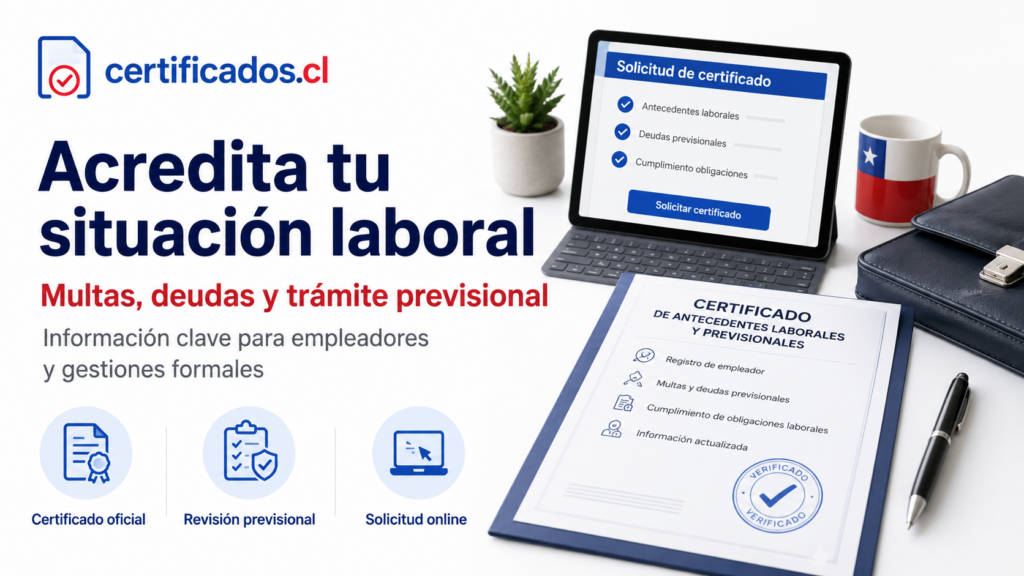 Certificado de antecedentes laborales