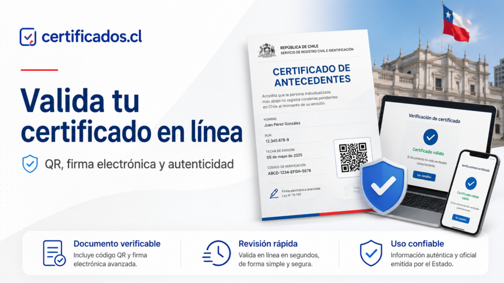Certificado de antecedentes en Chile