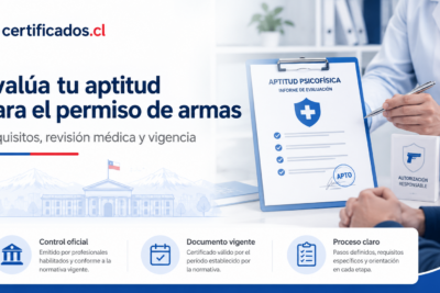 Certificado de aptitud psicofísica para armas