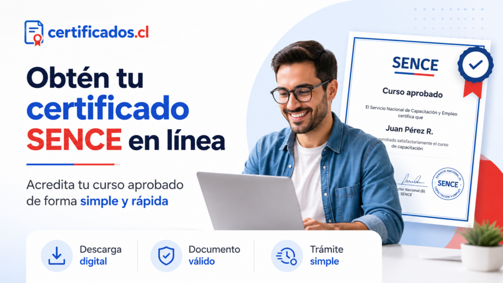 Certificado de capacitación SENCE