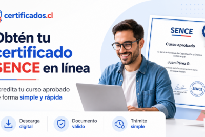 Certificado de capacitación SENCE