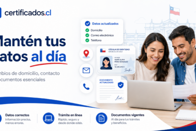Cómo actualizar datos personales en Chile