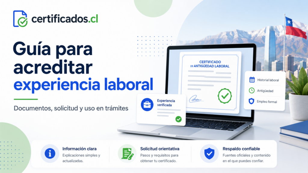 Cómo obtener el certificado de antigüedad laboral en Chile