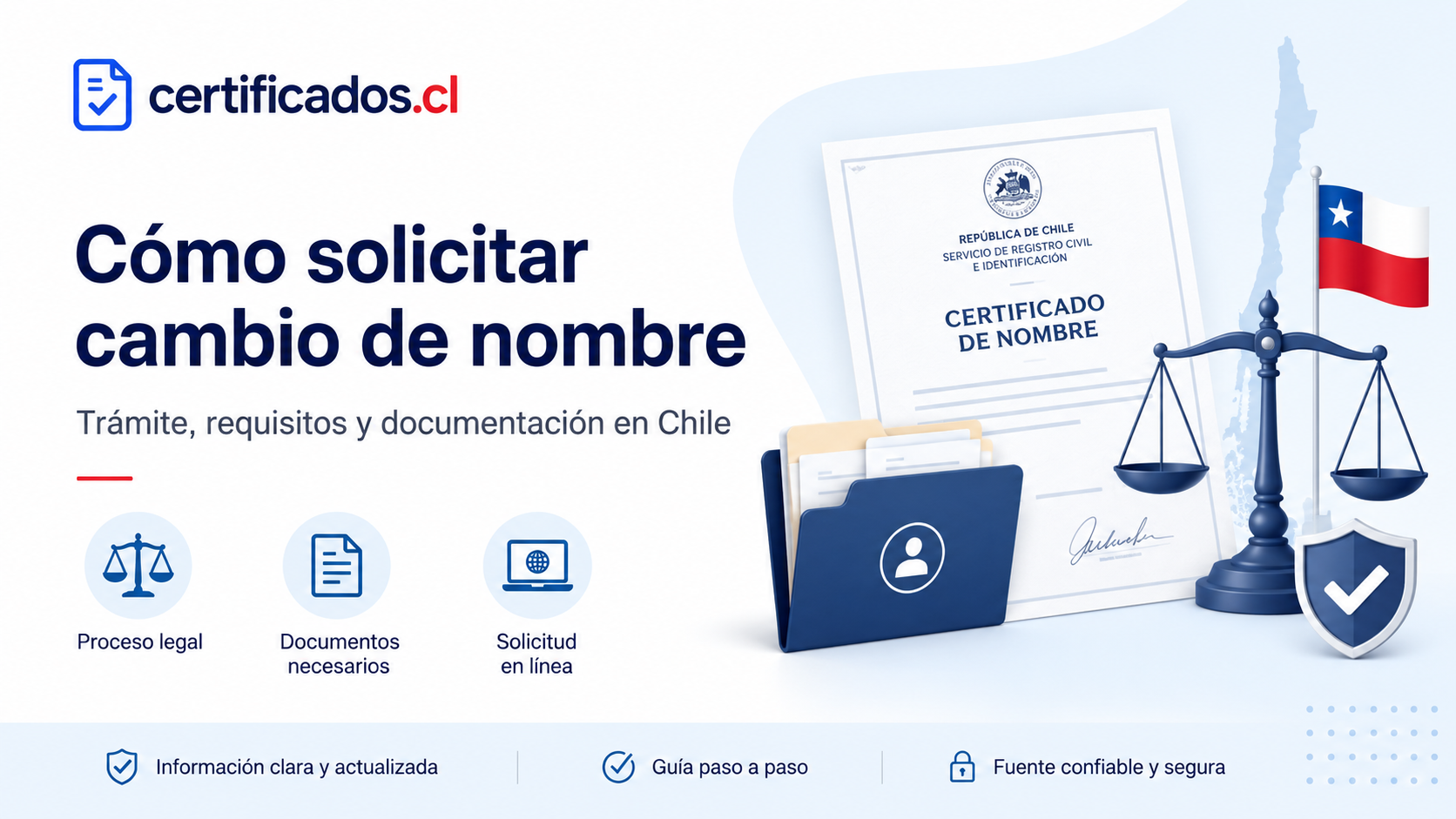 Vías legales para cambiar el nombre en Chile