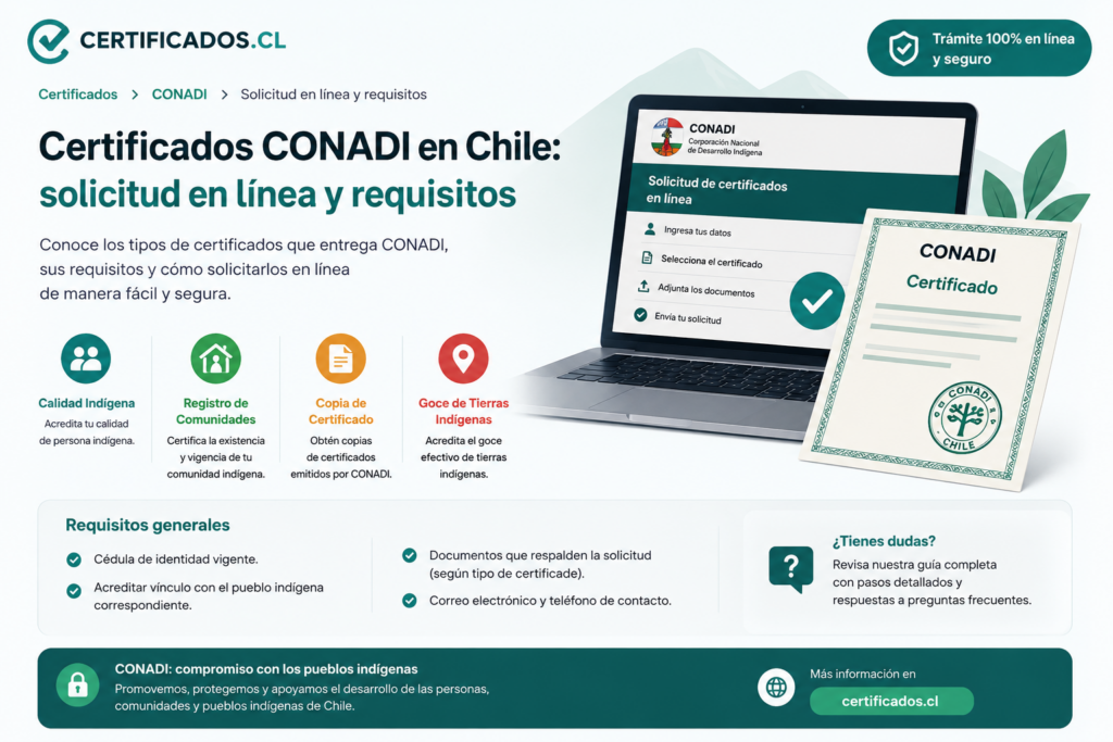 Certificados CONADI