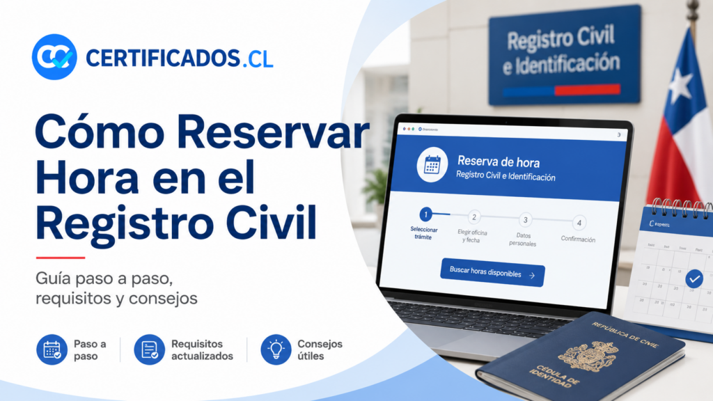 Cómo Reservar hora en el Registro Civil