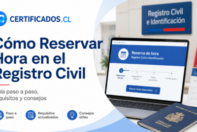 Cómo Reservar hora en el Registro Civil