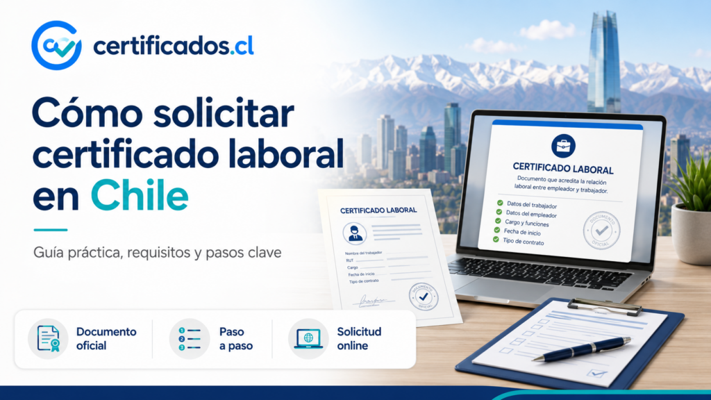Cómo solicitar certificado laboral en Chile