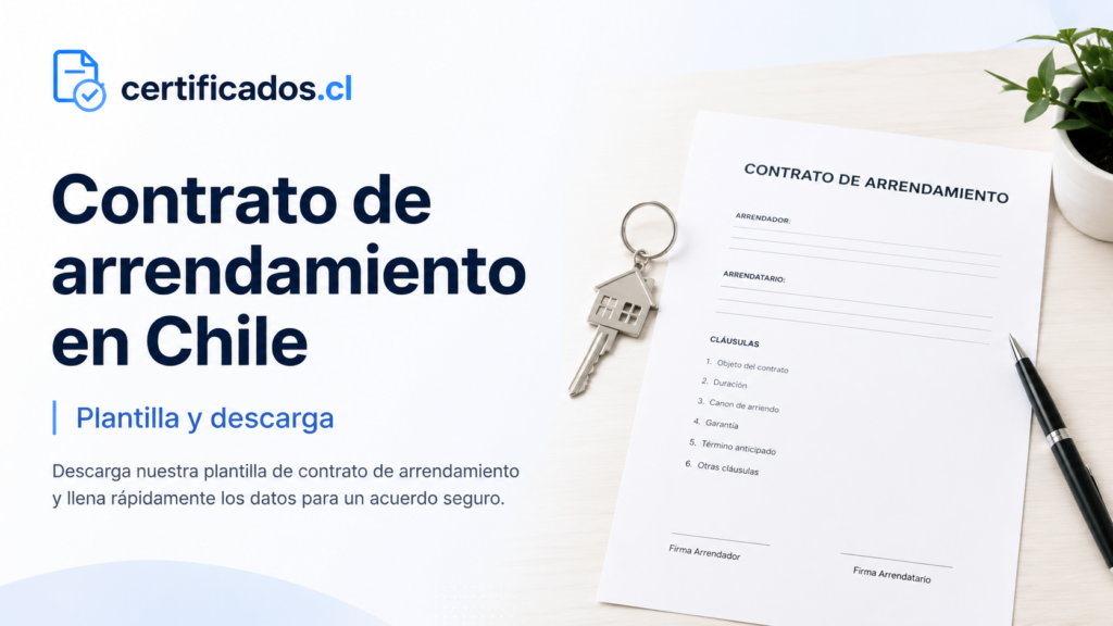Contrato de arrendamiento en Chile