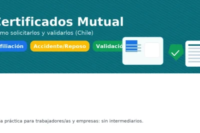 Certificados Mutual en Chile: cómo solicitarlos y validarlos — guía rápida para trabajadores y empresas