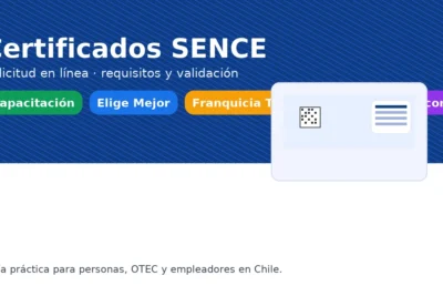 Certificados SENCE: solicitud en línea, requisitos y validación — guía para personas, OTEC y empleadores