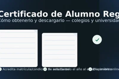 Certificado de Alumno Regular en Chile: qué es, requisitos y cómo descargarlo