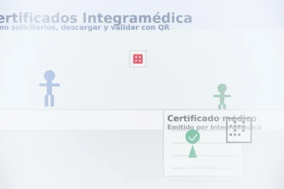 Certificados Integramédica: paciente solicita certificado en clínica y lo valida con código QR