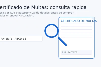 Certificado de Multas: búsqueda por RUT o patente en el Registro de Multas del Tránsito No Pagadas (RMTNP) – guía paso a paso en Chile.