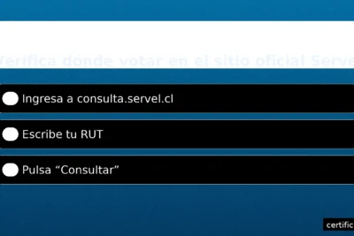 Consulta tu mesa y local con RUT en el sitio oficial del Servel