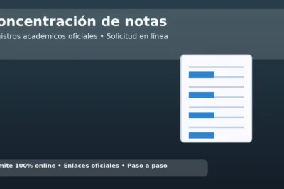 Concentración de notas en PDF – historial académico oficial para postulaciones y empleo