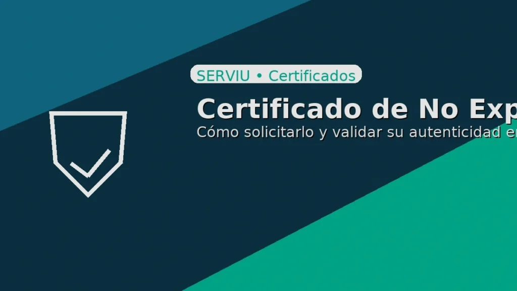Certificado de No Expropiación del SERVIU: cómo solicitarlo y validar su autenticidad en línea.