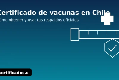 Certificado de vacunas en Chile: cómo obtener y usar tus respaldos oficiales — guía práctica en certificados.cl.