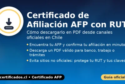 Certificado de afiliación AFP con RUT: cómo descargar el PDF en Chile desde canales oficiales