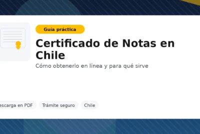 Certificado de notas en Chile: cómo obtenerlo online y para qué sirve