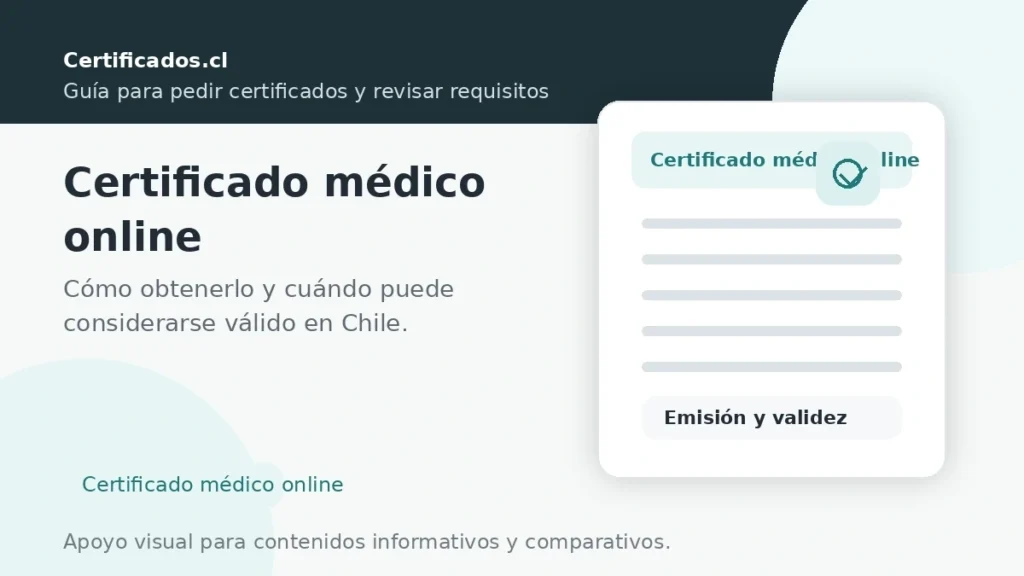 Certificado médico online: cómo obtenerlo y cuándo es válido en Chile