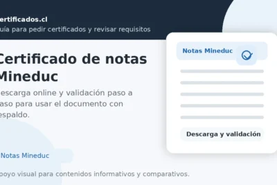 Certificado de notas Mineduc: descarga online y validación paso a paso en Chile