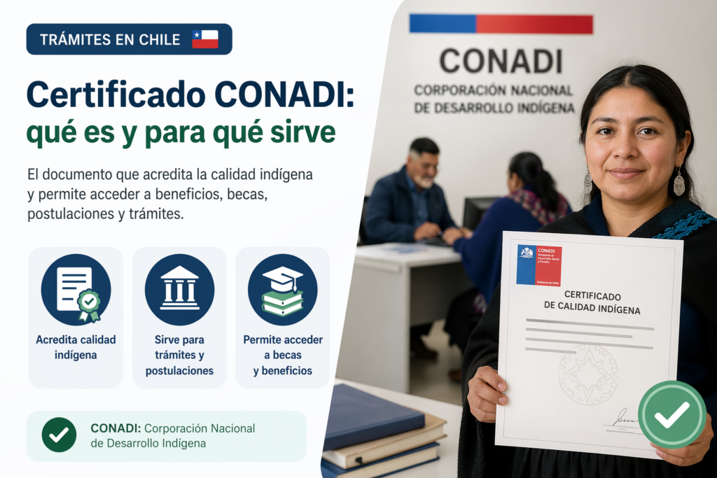 certificados conadi chile