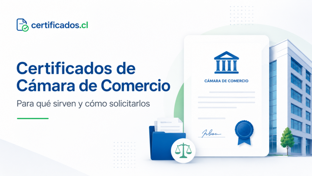 Certificados de Cámara de Comercio