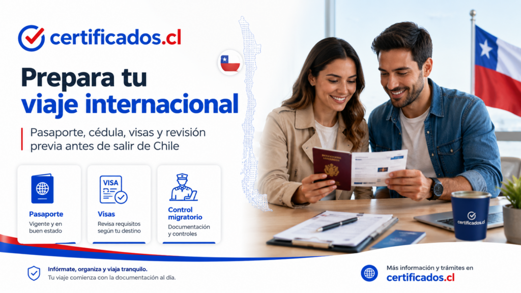 Documentos para viajar al extranjero desde Chile