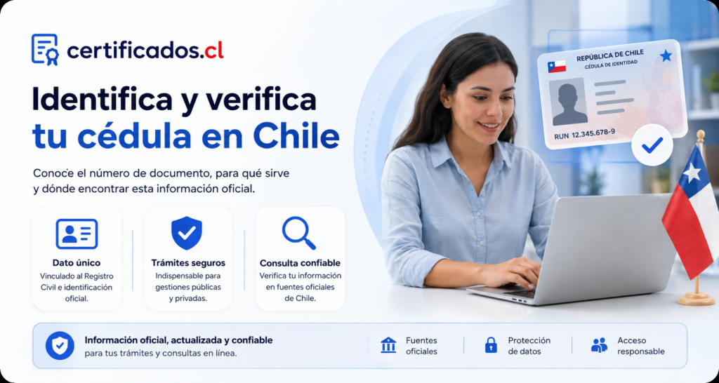 Número de documento de la cédula en Chile