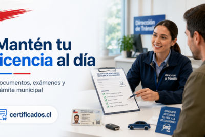 Renovación de licencia de conducir en Chile