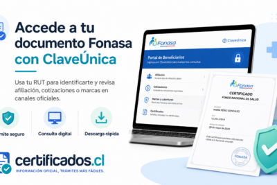 Certificado Fonasa con RUT