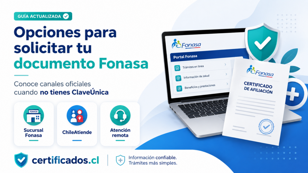 Certificado Fonasa sin ClaveÚnica