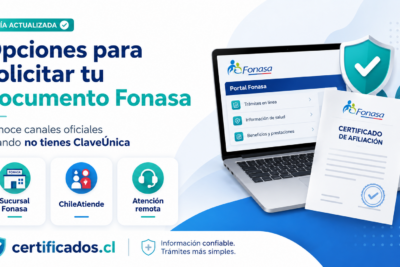 Certificado Fonasa sin ClaveÚnica