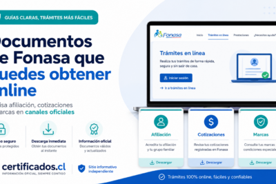 Certificados Fonasa
