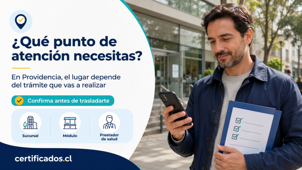Cómo elegir el punto de atención de Fonasa adecuado en Providencia según el trámite